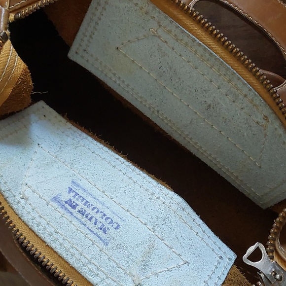 Vintage Suede Leather Carriel Yidi Zipper Camera Bag/Satchel *FINAL PRICE* ♡♡ - Picture 12 of 16
